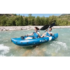 Kajak Sevylor Tahaa Kit - Aufblasbares Kajak -Lafuma Verkäufe 2 personen aufblas luft tandem kajak sevylor tahaa kit schlauchkajak einsteigerkajak inklusive paddel 1000 5 22636