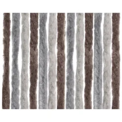 Türvorhang Brunner Acapulco, 100x205 Cm, Braun/hellbraun/grau