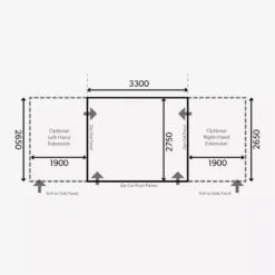 Aufblasbares Vorzelt Dometic Club Air Pro 330 S -Lafuma Verkäufe dometic club air pro 330s grundflaeche masse luftvorzelt 1000 8 21821