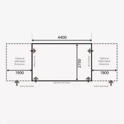 Aufblasbares Vorzelt Dometic Club Air Pro 440 S -Lafuma Verkäufe dometic club air pro 440 s grundflaeche masse luftvorzelt 1000 8 21825