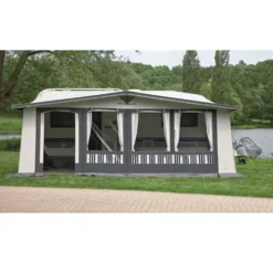 Wohnwagen-Vorzelt DWT Carat 240 -Lafuma Verkäufe dwt vorzelte carat 240 luxusvorzelt versetzbare eingangstuere 1000 3 15354