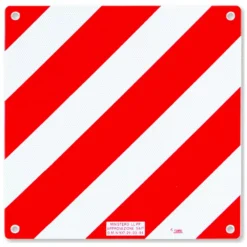 Reflektierende Fahrradträger-Warntafel Fiamma Alu Signal Für Italien