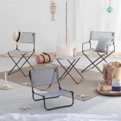 Campingstuhl Lafuma CNO Stuhl Velio Mix, Brume -Lafuma Verkäufe klappstuhl leichter campingstuhl lafuma cno stuhl velio mix brume grauer regiestuhl balkon garten 1000 2 23958