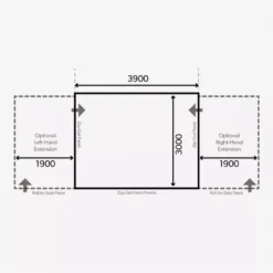 Aufblasbares Vorzelt Dometic Grande Air All-Season 390 S -Lafuma Verkäufe luftvorzelt dometic grande air all season 390 grundflaeche masse 1000 7 21804
