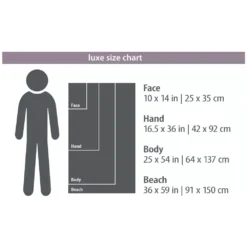 Händehandtuch PackTowl Luxe Handtuch | Hand 42x92cm | Sage -Lafuma Verkäufe packtowl luxe handtuch groessenuebersicht face hand body beach 1000 2 24960