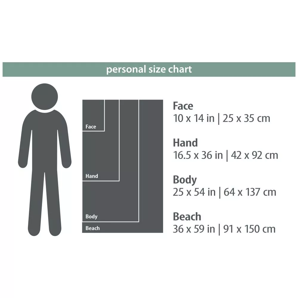 Outdoorhandtuch PackTowl Personal Handtuch | Body 64x137cm | Lake Blue 3 Outdoorhandtuch PackTowl Personal Handtuch | Body 64x137cm | Lake Blue – Bild 3