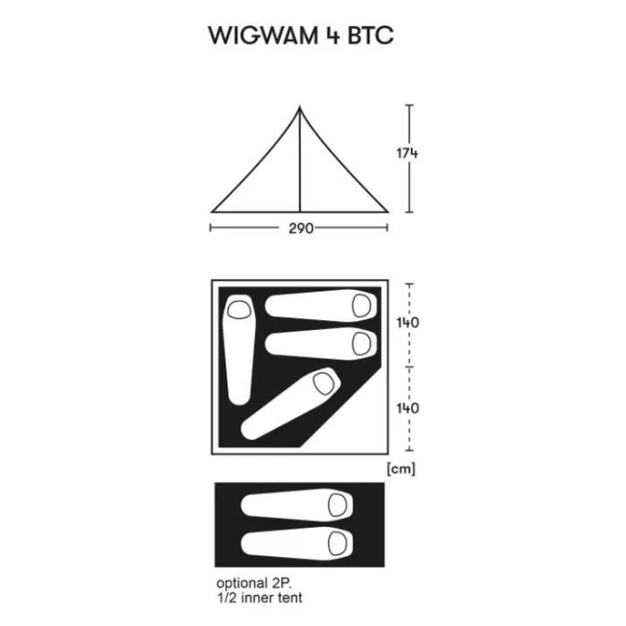 Tipizelt Spatz Wigwam 4 BTC 2 Tipizelt Spatz Wigwam 4 BTC – Bild 2